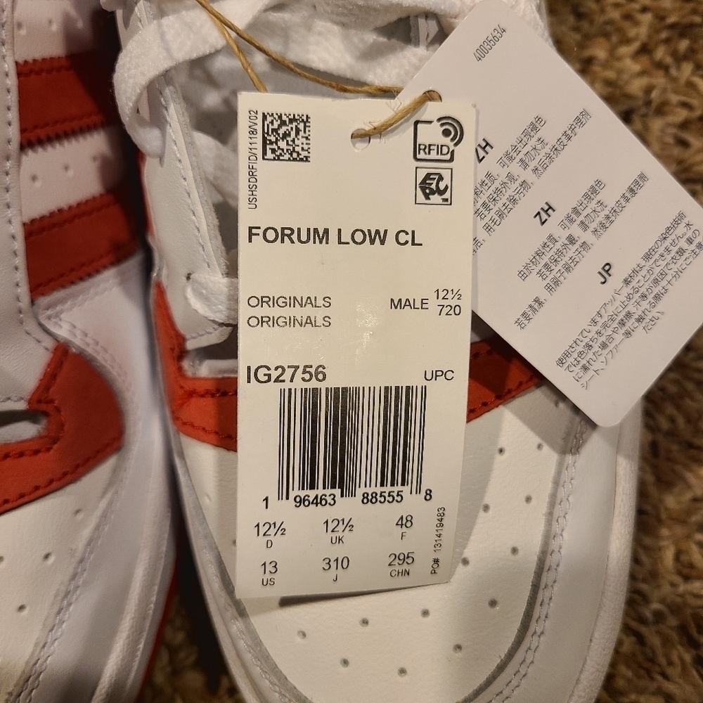 ADIDAS FORUM LOW CLASSIC NWT SZ 13 - Picture 5 of 6